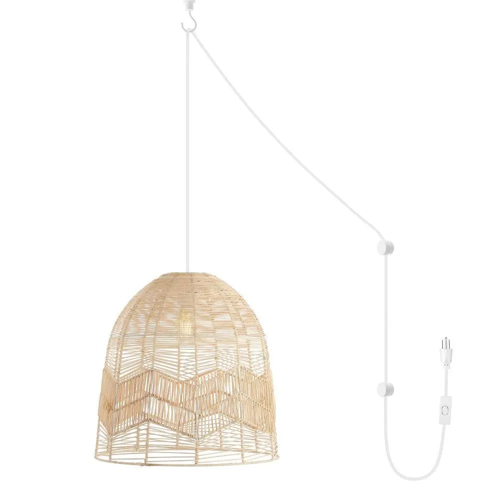 JONATHAN Y Marion Adjustable Iron Farmhouse Rustic LED Dimmable Pendant; for Living Room, Bedroom, Kitchen, Office