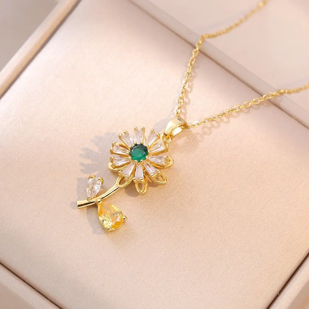 X0572 Yellow Diamond Necklace