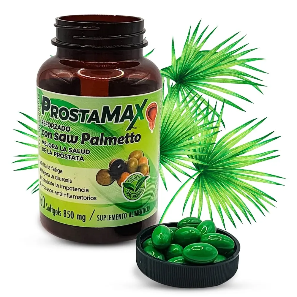 Prosta Max Reforzado con Saw Palmetto 60 Capsulas Blandas