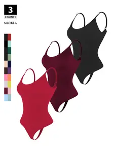 Christmas Seamless Shapewear Bodysuit, Backless Slimming Top, High Waist Butt Lift, Loose Fit Casual Home Wear,Sexy Christmas Gift,2025 bodysuit trends,Elegant Camisole for Casual Daily Wear