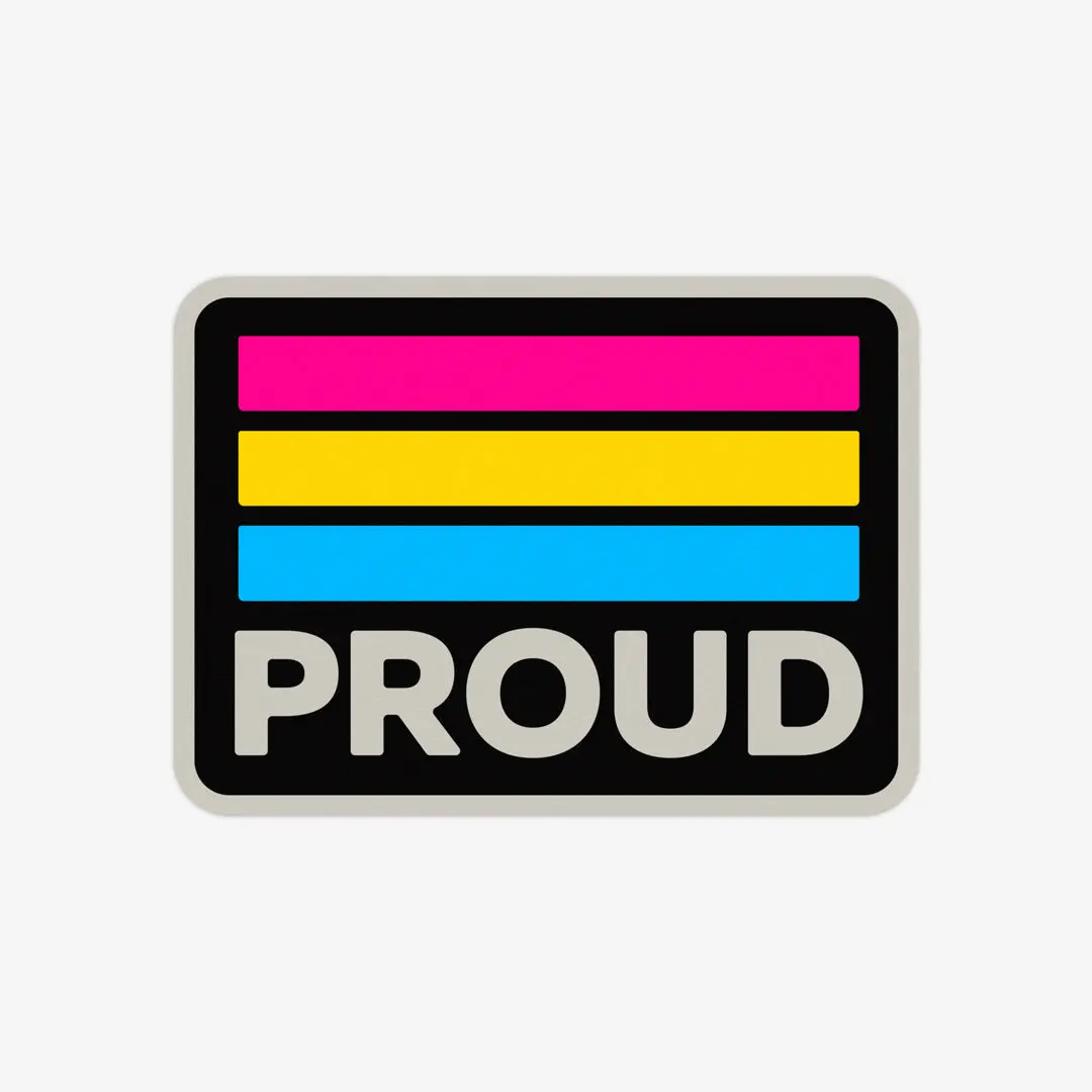 Proud Retro Pansexual Sticker