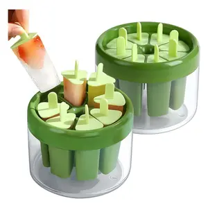 Premium Plastic Popsicle Molds (1 Set) - BPA-Free Food-Grade Ice Pop Maker with Lids & 8 Sticks, Easy Release Dishwasher Safe, Ideal for Homemade Treats & Kid-Friendly Snacks