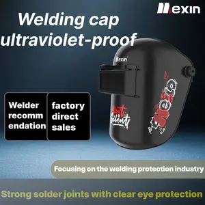 LYG OC 1001 Mexin Electrical welding protection mask of wearing argon arc welder face mask, high temperature protection, anti-rust face two welding caps