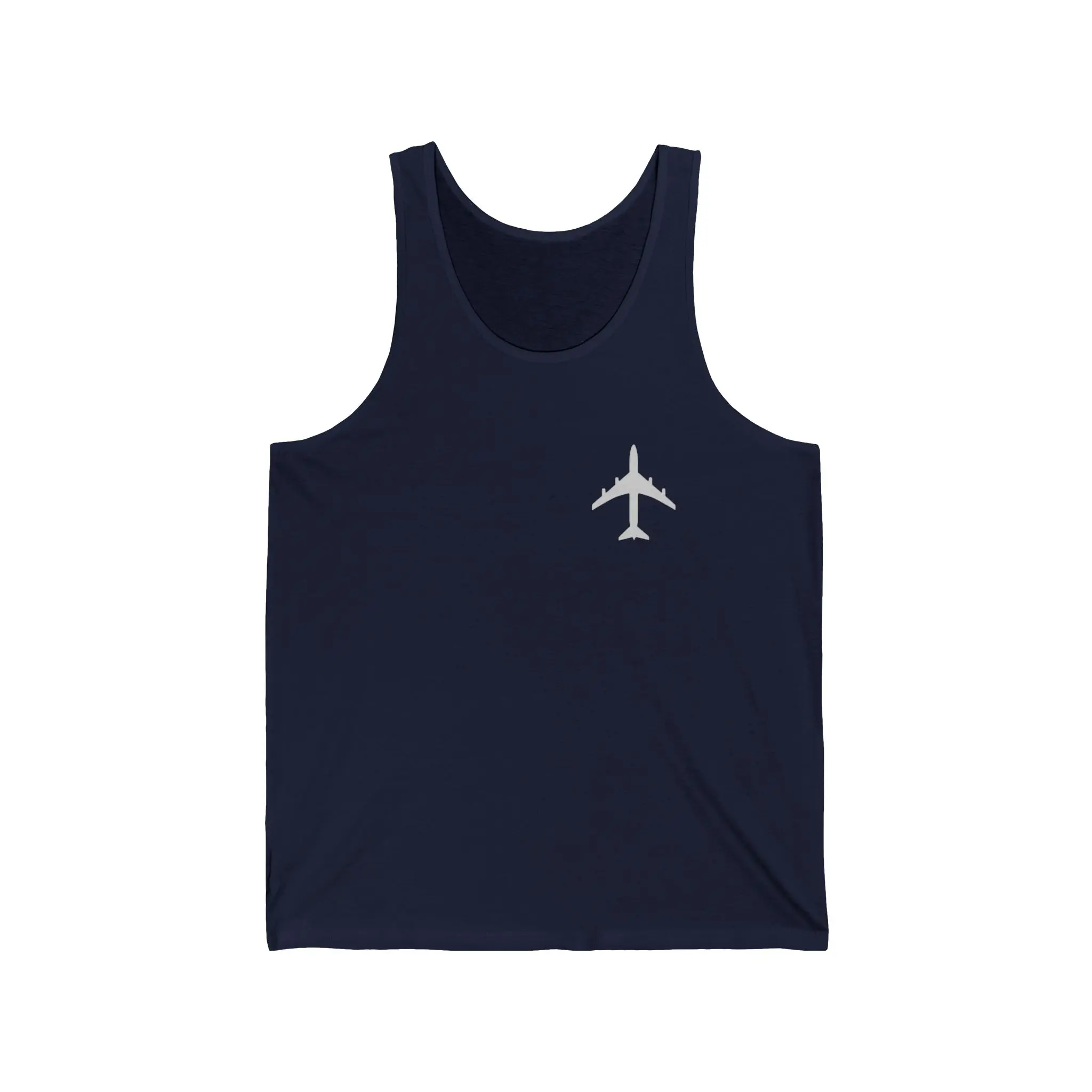 Airplane Graphic Tank Top, Unisex Tank, Sleeveless Shirt, Pilot Gift, Aviation Apparel, Traveler Clothing Casual Cotton Fabric Menswear