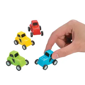 Mini Pull-Back Tractors - 12 Pc.