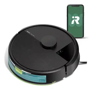 Roomba® 105 Combo Robot Vacuum & Mop – 70X Suction, 2x Deeper Scrubbing, ClearView™ LiDAR Navigation with Auto Carpet Detection for Effortless 4-Stage Everyday Cleaning