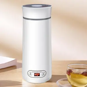 Portable Travel Electric Kettle, Mini Heating Water Cup with Temperature Control & LED Display, Household Kitchen Appliances for Travel, Office, Hotel