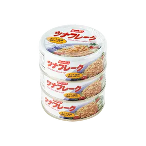NISSUI Japanese Tuna Canned Fish 3-Pack 240g | High Protein for Salads Sandwiches Sushi