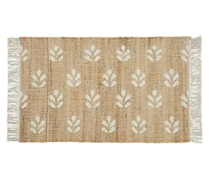 Floral Jute 2' x 3' Accent Rug by Dave & Jenny Marrs Sheer Rod Pocket Curtain Panels accent rug Charcoal Tufted Accent Rug