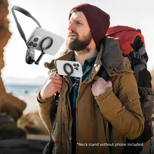 Neck Phone Holder, Adjustable Chest Phone Mount, Hands Free Phone Holder for Video Recording, Phone Accessories for Android & iPhone
