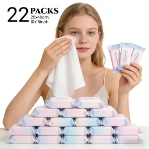 Disposable Compressed Face Towel, 22pcs/set Portable Compressed Towel Tablet, for Travel, Camping, Hiking, Sport, Beauty, Home Hand Wipes, Outdoor Activities