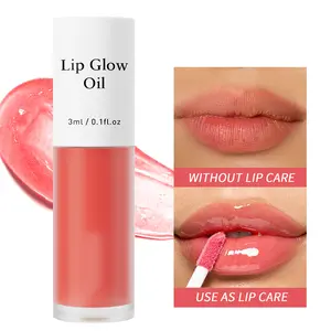 Korean Apple Lip Glow Oil Hydrating & Glossy Lip Treatment Long Lasting Moisturizing Plump Color Transfer Proof Lip Care for Everyday Shine Soft Lips