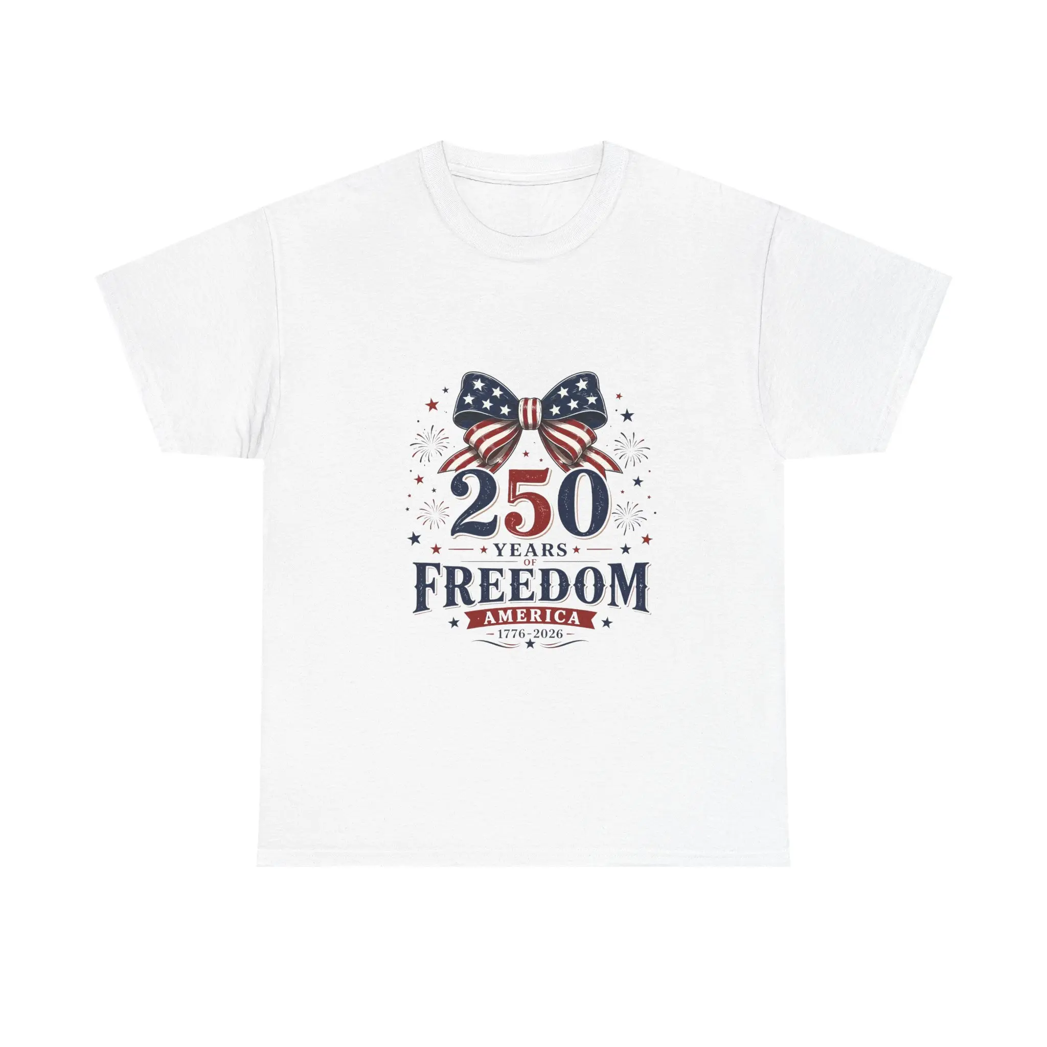 250 Years Freedom bow tee | Patriotic American Independence shirt