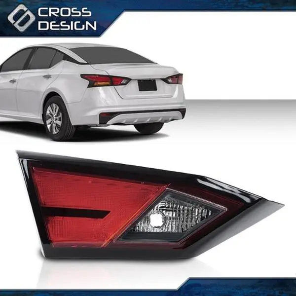 CROSSDESIGN Inner Tail Light Rear Brake Lamp Fits 2019-2022 Nissan Altima Left Driver Side