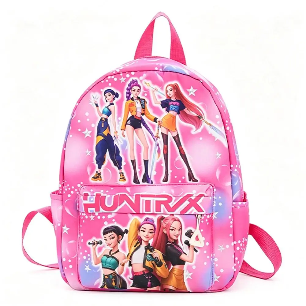 Rose Red 10-Inch Lightweight Backpack Rumi Mira Zoey Saja School Bag for Boys And Girls Moch