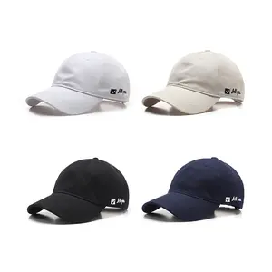 Unisex Letter Embroidery Baseball Cap / Soft Top Cap with Side Letter Embroidery / Fashionable Hat for Men & Women