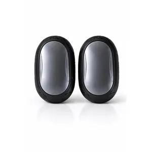 2-Pack Rechargeable Hand Warmers - Black/Metallic