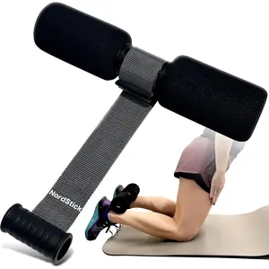 Nordic Hamstring Curl Strap - Original Exercise Set for Home and Travel - 5 Second Set Up