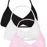 Women's Seamless Camisole Backless Sports Bra, Quick-Dry Running Gym Workout Top, Breathable Tight-Fit Exercise Underwear, All Seasons