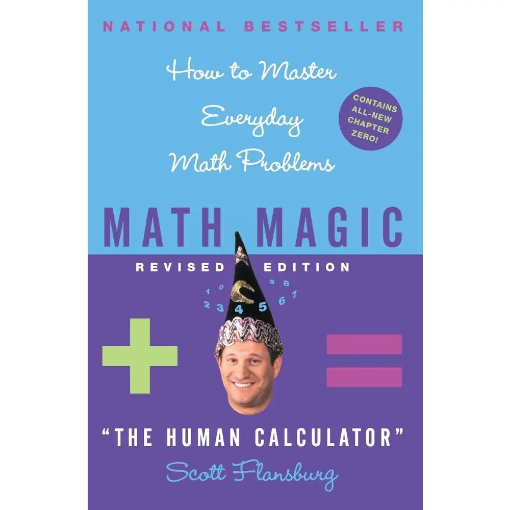 USED Book - Math Magic Revised Edition: How to Master Everyday Math Problems (Revised) by Flansburg, Scott (Paperback) - english, Learning Books, Improve Understanding Of Math