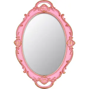Small Mirror 14.5 x 10 inch Oval  Wall Mirror