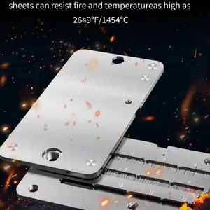 304 Stainless Steel Cold Wallet, Bitcoin Seed Phrase Storage, Bip39 Compliant, Secure Private Key Password Vault, Metal Crypto Hardware Wallet