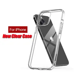 Ultra Thin Clear Silicone Case For iPhone 15 14 13 12 11 Pro Xs Max Mini XR X 7 8 6s Plus 6 SE 2020 2022 2016 5 5S Back Cover