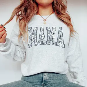 Sale Up To 70% - Mama Sweatshirt, Floral Mama Sweatshirt and Hoodie, Mom Sweatshirt, New Mom Gift, Mommy Shirt, Mom Life Shirt, Mama Shirt, Mother's Day Gift, Funny Gift For Mom