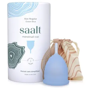 Saalt Menstrual Cup - Ocean Blue - Regular Saalt Menstrual Cup - Ocean Blue - Regular