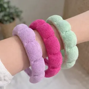 Colorful Bubble Terrycloth, Absorbant, Spa Headband