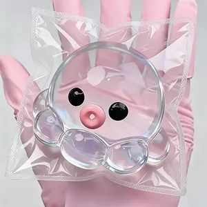 of Taba Squishy Toys, Adorable Jellyfish Squeeze Toys, Sticky Fidget Toys for Stress Relief, Soft Cute Toys, Perfect Gifts for Anniversaries, Easter Basket Fillers, Ramadan Presents, And Office Leisure, Desk Additions (Squid)
