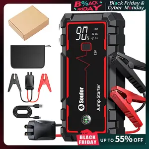 X4A 12V 8000mAh Portable Jump Starter Kit, Car Battery Jump Starter Power Pack, USB Fast Charging, Car Repair Tools, Emergency Rescue, Automotive Tool Kit, Great Gift for Drivers #GLOBAL PICKS