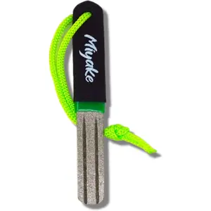1 Fishing Hook Sharpener Hone Diamond File Portable Grinding Tool, Double Sided Diamond Grit 800/600 Multicolor
