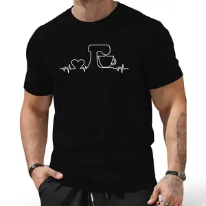 Baking Heartbeat Funny Pastry Baker Baking Gift Unisex T Shirt
