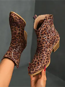 Women's autumn and winter fashion plush short boots; thick-soled high water platform waterproof upper leisure outdoor boots; lightweight comfortable soft sole anti-skid-resistant high-throughput commuting warm women's boots Western Ankle Boots