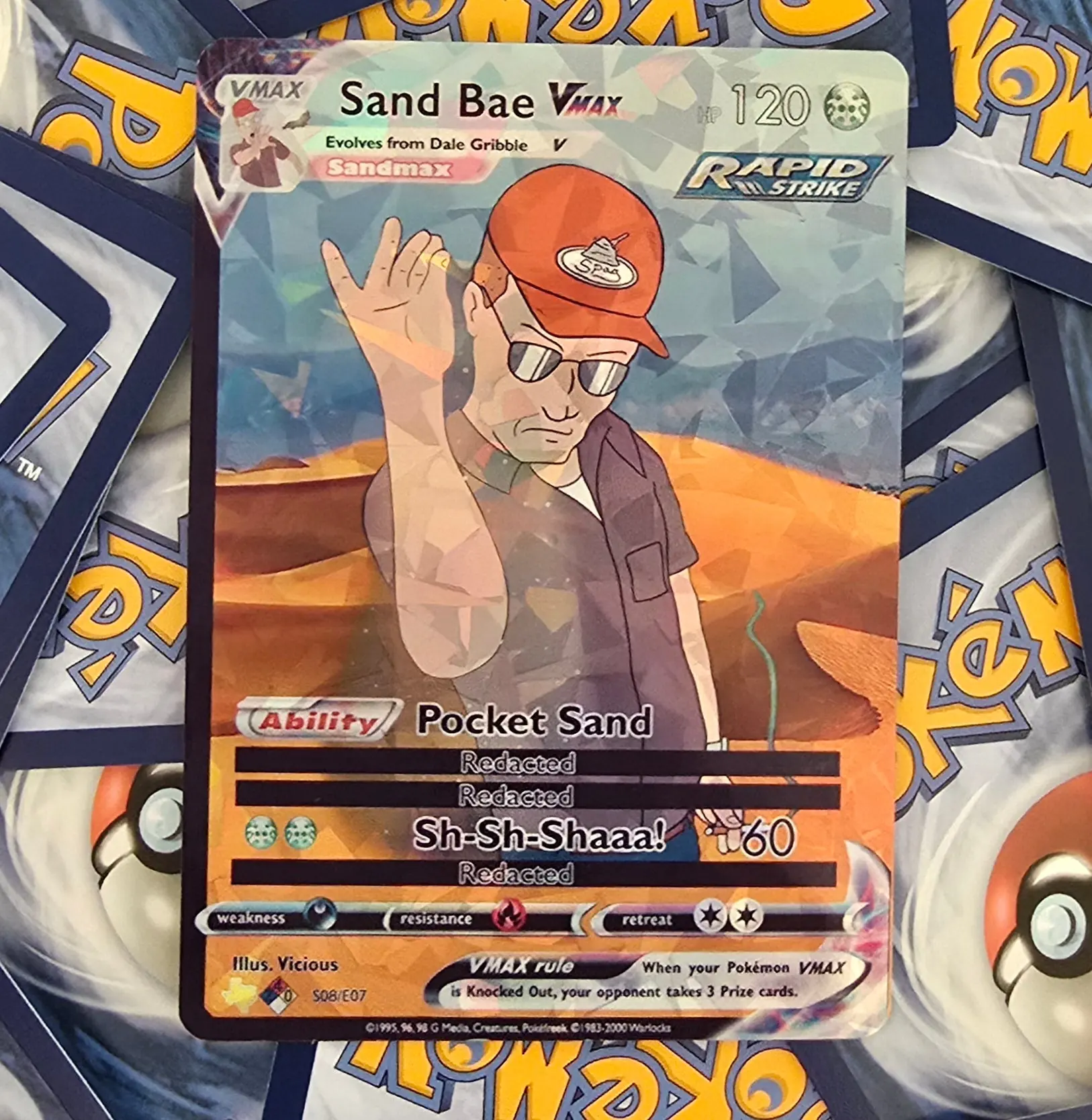 Salt Bae Dale Gribble Meme Pokemon Card - King of the Hill - TikTok Shop Salt Bae Dale Gribble Meme Pokemon Card - King of the Hill - TikTok Shop