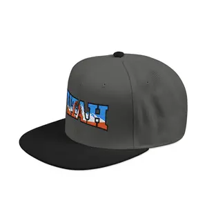 Snapback Hat — 'UTAH' Embroidered Vintage License Plate Cap
