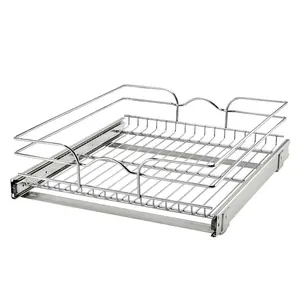 Rev-A-Shelf Kitchen Cabinet Pull Out Shelf Organizer, 18 x 20 In, 5WB1-1820CR-1