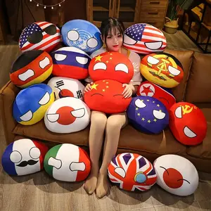 Anime Countryballs Plush Toy Multiple Countries Stuffed Pillow Gift