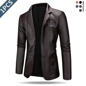 New Spring and Autumn Season Men's Jacket, Fashionable Couple Style, American Style, PU Jacket