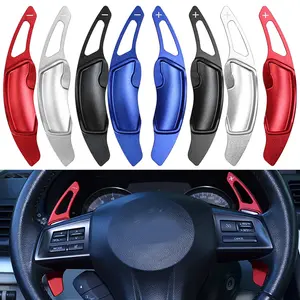 2 PCs Aluminum Steering Wheel Shift Paddle Extension Fit for Subaru Legacy WRX STI Forester Impreza XV Outback Accessories