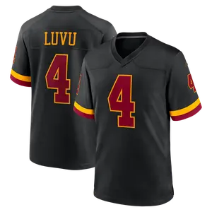 Unisex Football Commanders Team Frankie Luvu 2026 Hail Raiser Alternate Game Jersey - Black