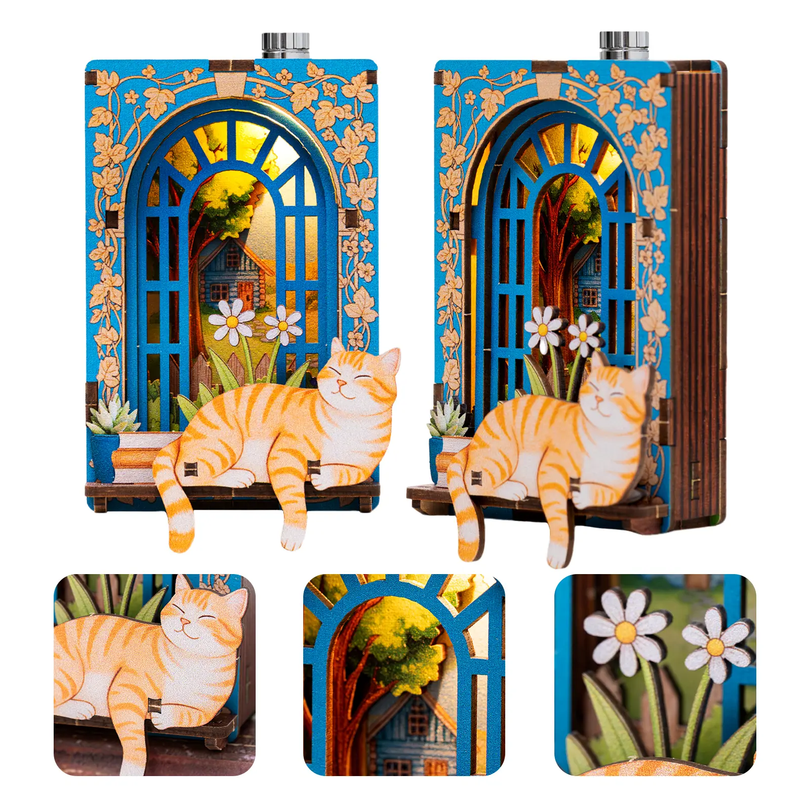ETKVR RFM06 Encounter a kitten Street Corner Mini House Fridge