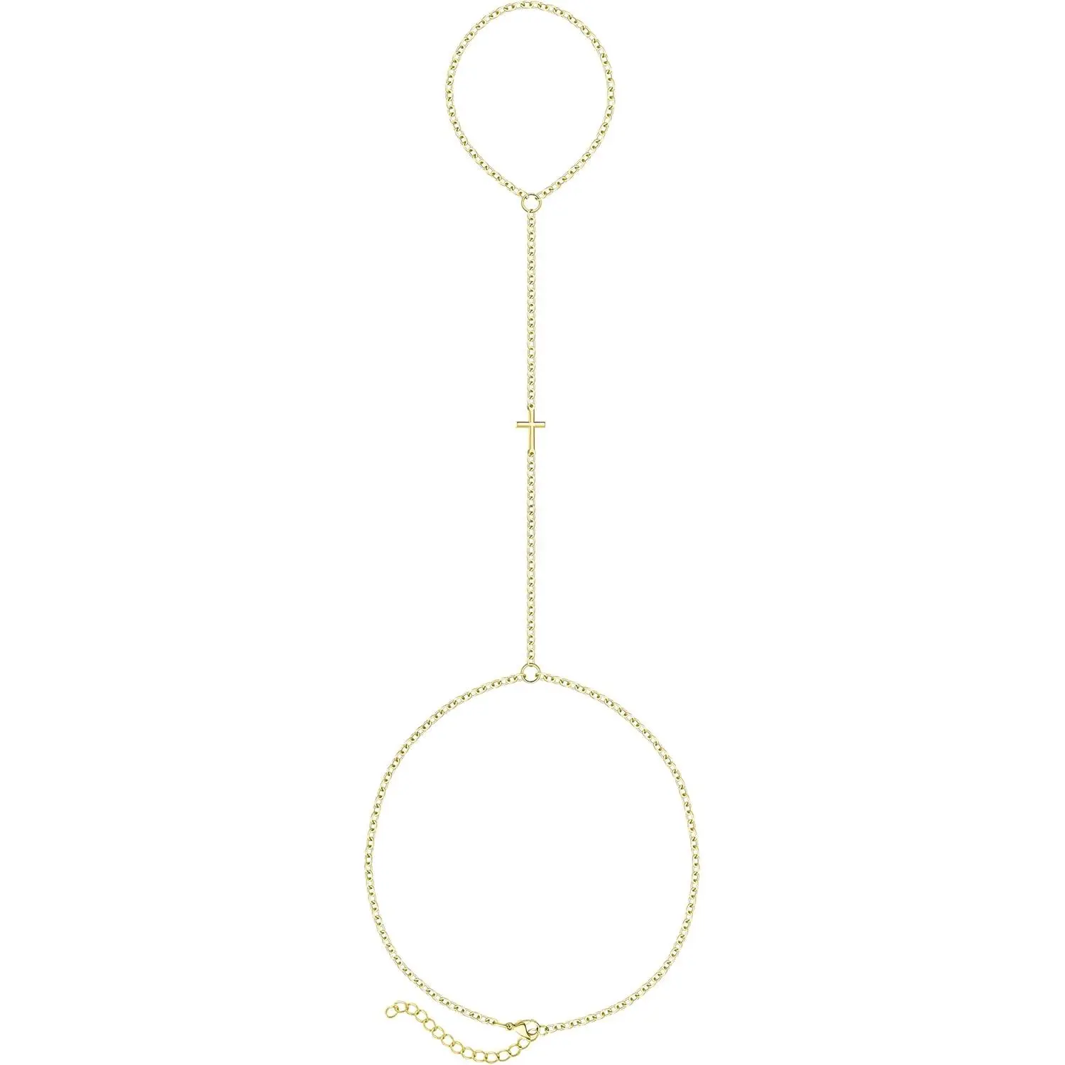 cute cross hand chain