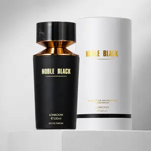 Noble Black Cologne for Men 100ml, Long Lasting  Aromatic Amberwood Eau De Parfum, Luxury Black Gold Fragrance for Daily Wear, Date Night & Gifts