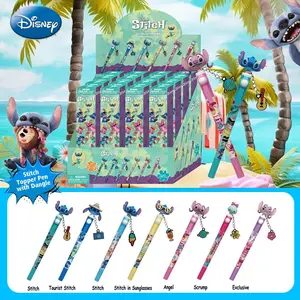 1PC Disney Officially Licensed Scrump Blind Box Pen Top-Rotating Decorative Pen Random One Quick-Drying Smooth-Writing GreatGift