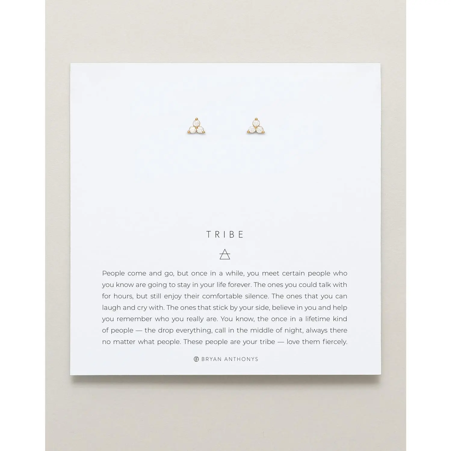 Tribe Dainty Friendship Stud Earrings