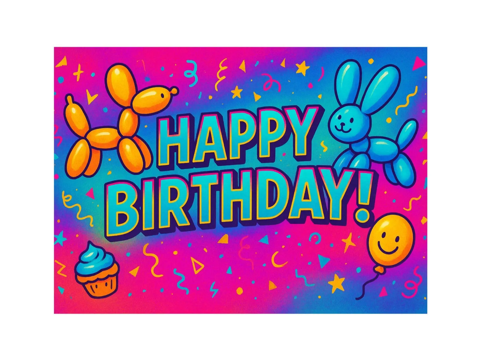 Heartwarming Happy Birthday Postcard  | Cute Funny Greeting Card | Unique Gift for Friends & Family