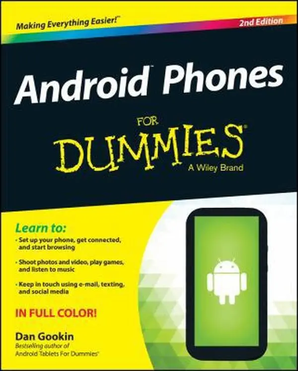 USED Book - Android Phones for Dummies by Dan Gookin (Paperback) - english