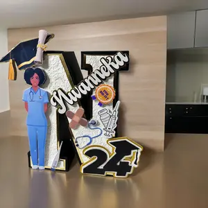 Graduation 3D Letter| Graduation 2024 Centerpieces| Graduation Decorations| Grad Party Table Decor Ornaments